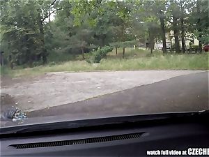 lovely towheaded nubile Gets Drivers Lesson