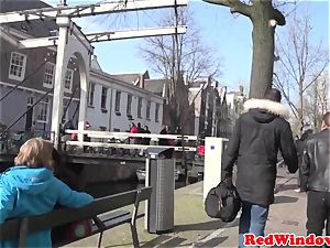 Amsterdam hooker gargles customer