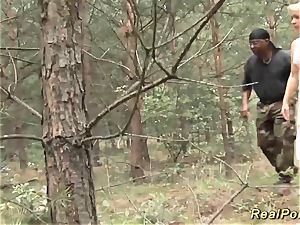 buxomy stepmom likes bang-out in nature