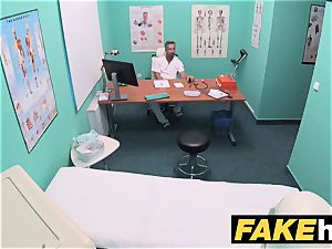 fake clinic toilet apartment blowage and pounding